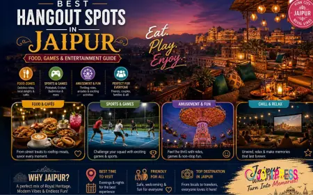 Best Hangout Spots in Jaipur: Food, Games & Entertainment Guide
