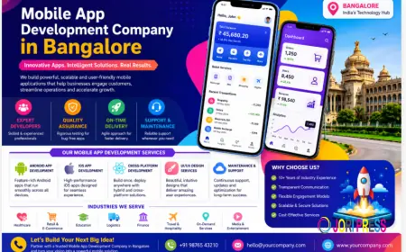 Accelerate Business Growth with a Leading Mobile App Development Company in Bangalore