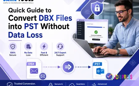 Quick Guide to Convert DBX Files into PST Without Data Loss
