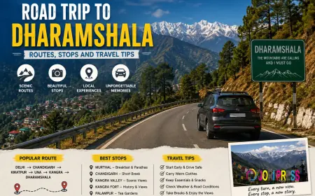 Road Trip to Dharamshala – Routes, Stops and Travel Tips