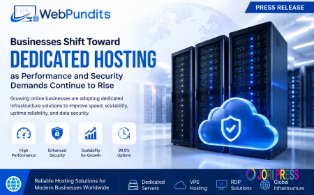 Businesses Shift Toward Dedicated Hosting as Performance and Security Demands Continue to Rise