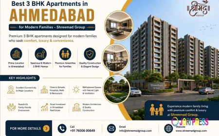 Best 3 BHK Apartments in Ahmedabad for Modern Families