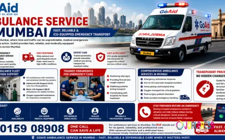 Ambulance Service in Mumbai – Fast & Reliable ICU Emergency Transport | GoAid