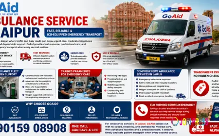 Ambulance Service in Jaipur – Fast & Reliable ICU Emergency Transport | GoAid