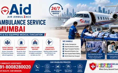 Air Ambulance Service in Mumbai – Fast & ICU-Equipped Medical Evacuation | GoAid