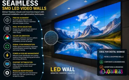 Techniques for Seamless SMD LED Video Walls: