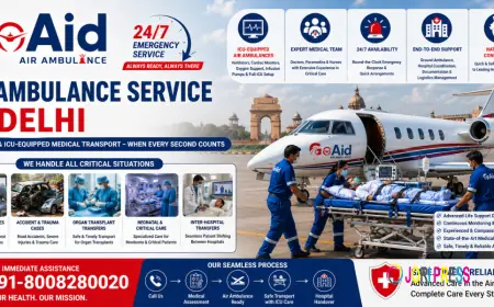 Air Ambulance Service in Delhi – Fast & ICU-Equipped Medical Transport | GoAid