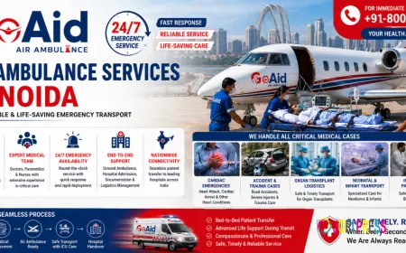 Air Ambulance Service in Noida – Fast & ICU-Equipped Emergency Transport | GoAid