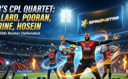 TKR Secures Core Stars Pollard, Pooran, Narine, and Hosein for CPL 2026