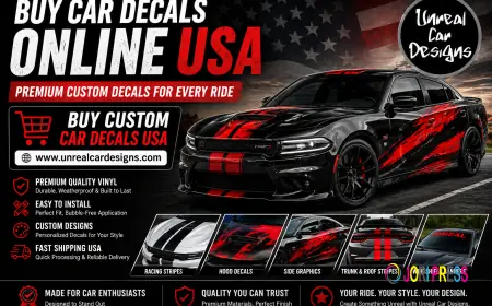Buy Car Decals Online USA – Premium Custom Vinyl Graphics for Every Car