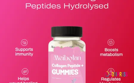 Meibotan Collagen Peptide Plus Gummies with Vitamin C and Hyaluronic Acid | Support Immune Function
