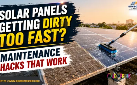 Solar Panels Getting Dirty Too Fast? Maintenance Hacks That Work