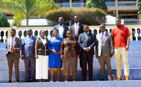 Newly Elected Leadership of National Youth Council of Uganda Sworn.