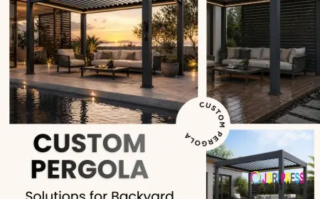 Custom Pergola Solutions for Backyard Seating Areas