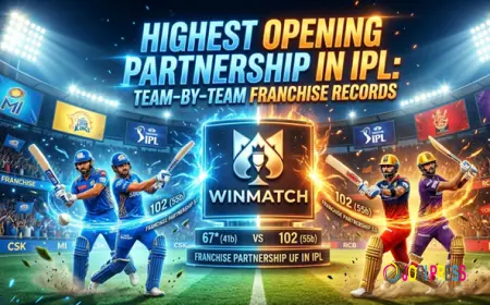 Highest Opening Partnership in IPL Team-by-Team: Franchise-Specific Records