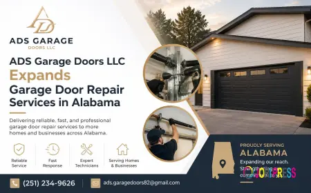 ADS Garage Doors LLC Expands Garage Door Repair Services in Alabama