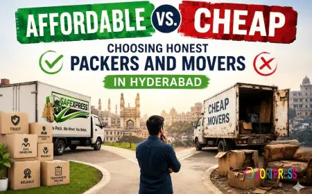 Affordable vs. Cheap: Choosing Honest Packers and Movers in Hyderabad
