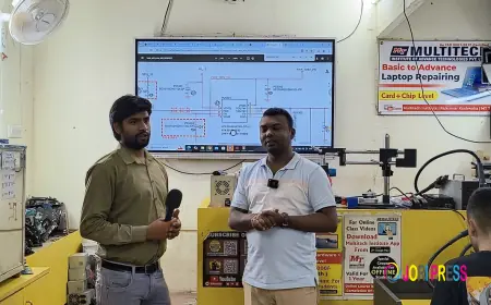 Multitech Institute is the leading laptop repairing center in Tilak Nagar Training