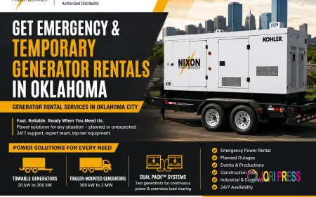 Emergency & Temporary Generator Rentals in Oklahoma for Fast Backup Power