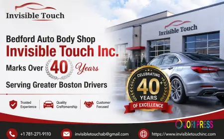 Bedford Auto Body Shop Invisible Touch Inc. Marks Over 40 Years Serving Greater Boston Drivers
