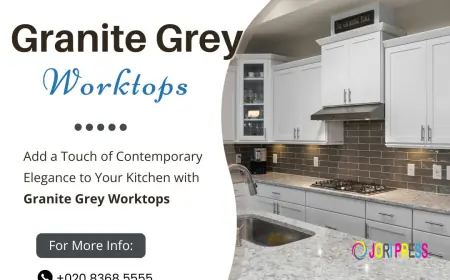 Why Homeowners Love Granite Grey Worktops for Luxury Kitchens
