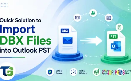 Quick Solution to Import DBX Files into Outlook PST