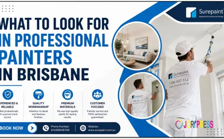 What to Look for in Professional Painters in Brisbane?