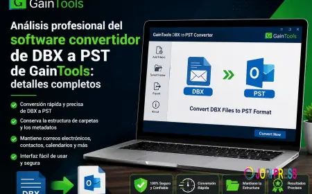 Análisis profesional del software convertidor de DBX a PST de GainTools: detalles completos.