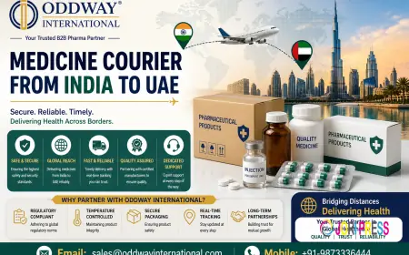 Medicine Courier from India to UAE Safe Shipping - Oddway