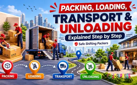 Packing, Loading, Transport & Unloading Explained Step by Step | Safe Shifting Packers