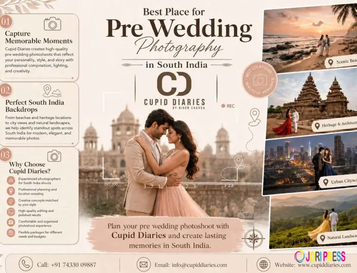 Best Place for Pre Wedding Photography in South India
