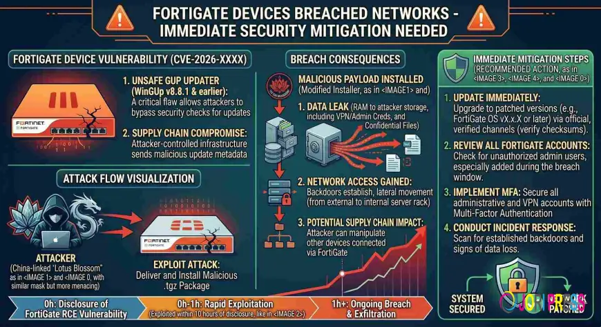 FortiGate Devices Breached Networks – Immediate Security Mitigation Needed