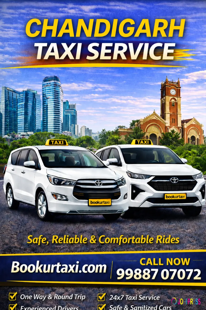 Chandigarh Taxi Service | Chandigarh Cab Service From ₹9/Km - BookUrTaxi