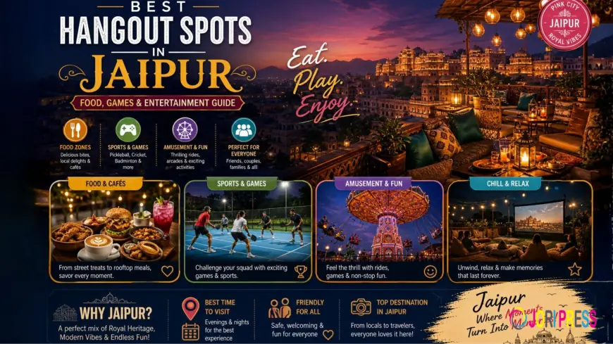 Best Hangout Spots in Jaipur: Food, Games & Entertainment Guide