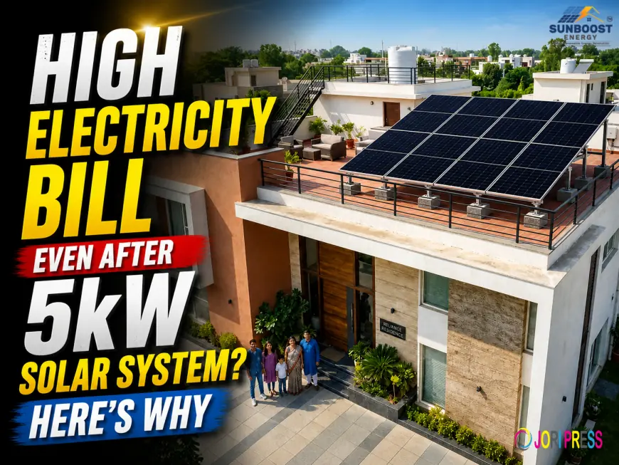 High Electricity Bill Even After 5kW Solar System? Here’s Why