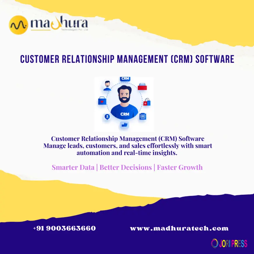 High-Performance Customer Relationship Management (CRM) Software by Madhura Technologies, Coimbatore