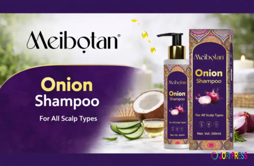 Meibotan Best Onion Shampoo for Hair Growth – A Natural Solution for Stronger, Healthier Hair