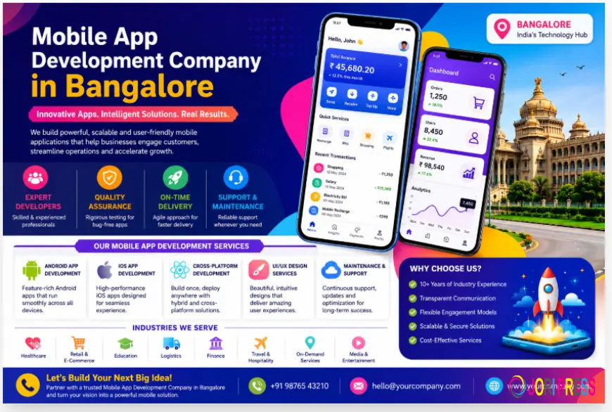 Accelerate Business Growth with a Leading Mobile App Development Company in Bangalore