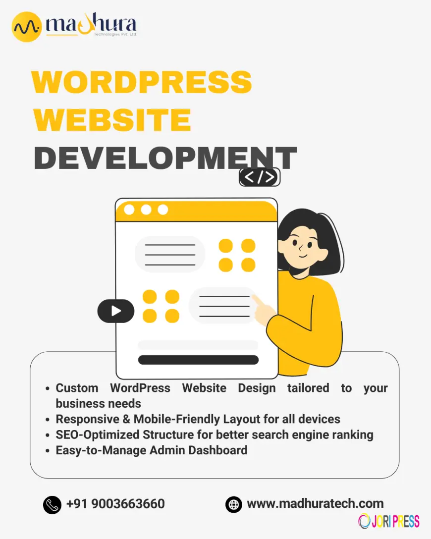 Best WordPress Website Development Company in Coimbatore – Madhura Technologies