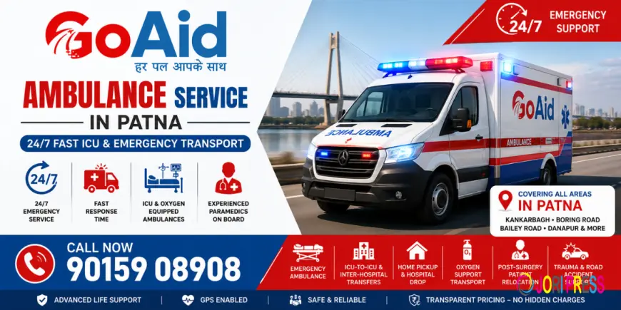 Best Ambulance Service in Patna – 24/7 Fast ICU & Emergency Transport | GoAid