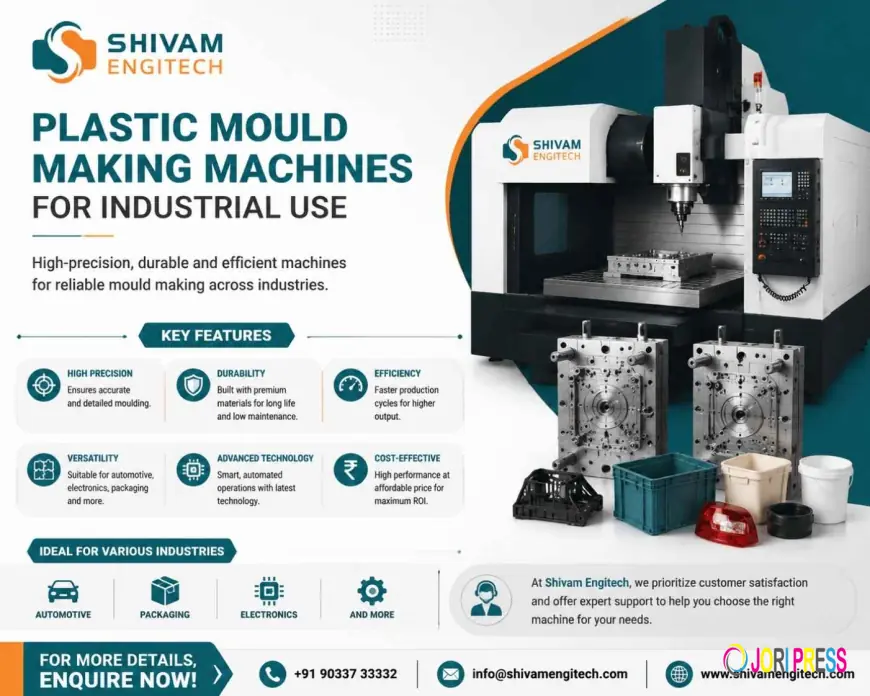Plastic Mould Making Machine for Industrial Use in India | Shivam Engitech