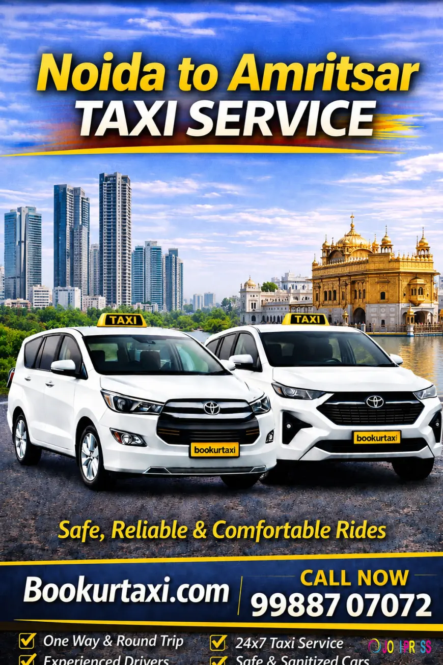 Noida to Amritsar Taxi | Booking Start ₹5520 - BookUrTaxi