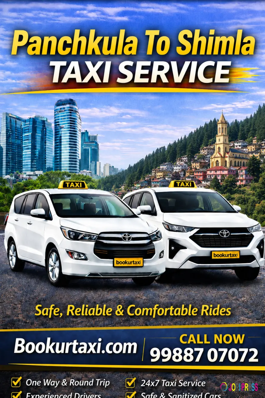 Panchkula to Shimla Booking Start ₹1450 - BookUrTaxi