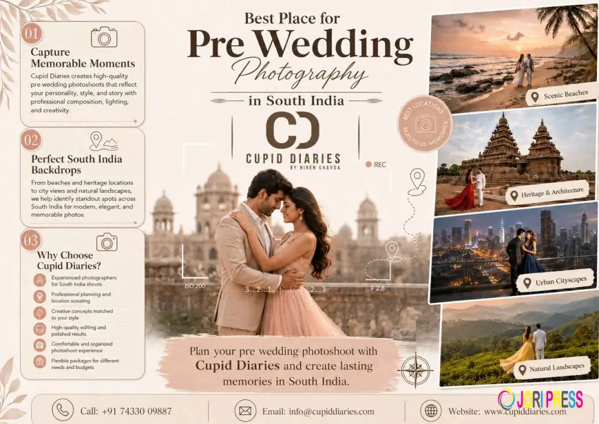 Best Place for Pre Wedding Photography in South India