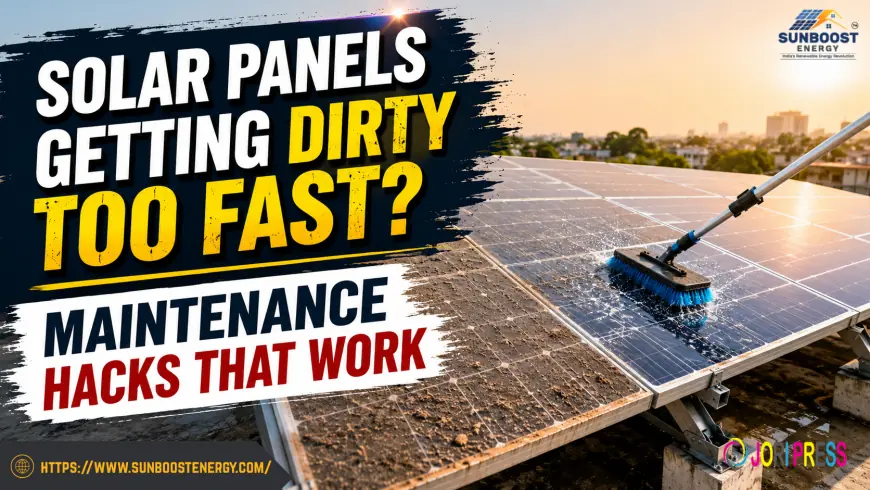 Solar Panels Getting Dirty Too Fast? Maintenance Hacks That Work
