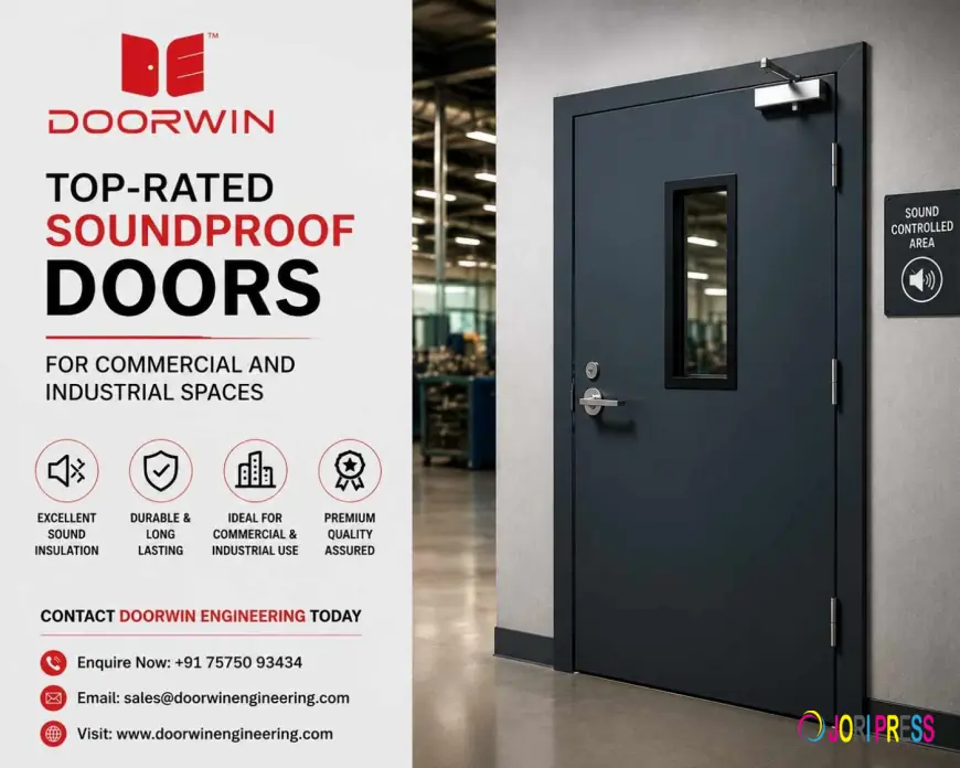 Top-Rated Soundproof Doors for Commercial and Industrial Spaces in Ahmedabad