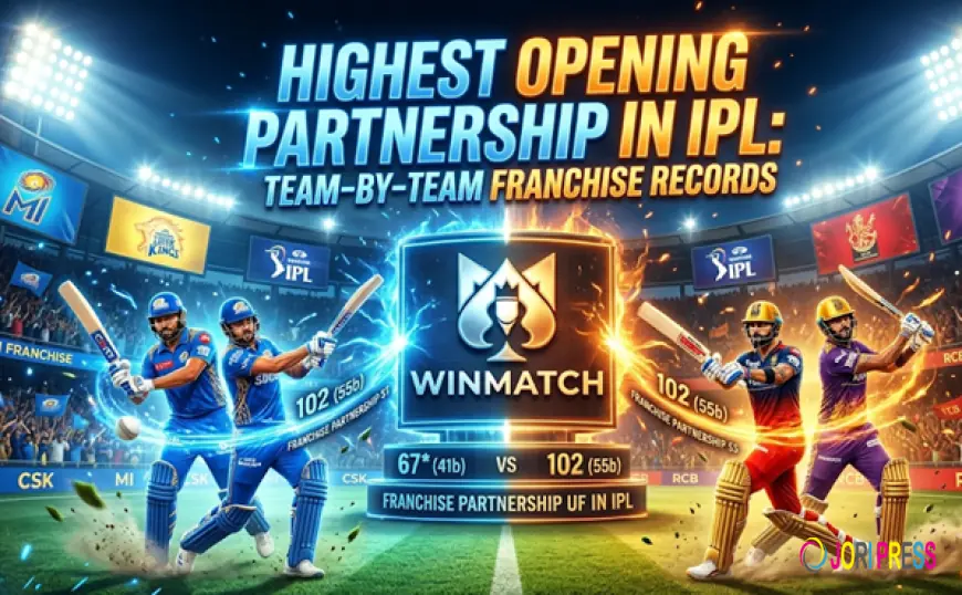 Highest Opening Partnership in IPL Team-by-Team: Franchise-Specific Records