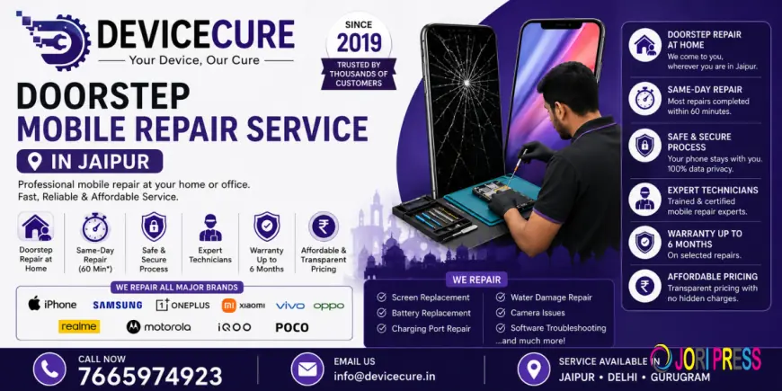 Mobile Repair at Home in Jaipur – Fast & Trusted Service | Devicecure
