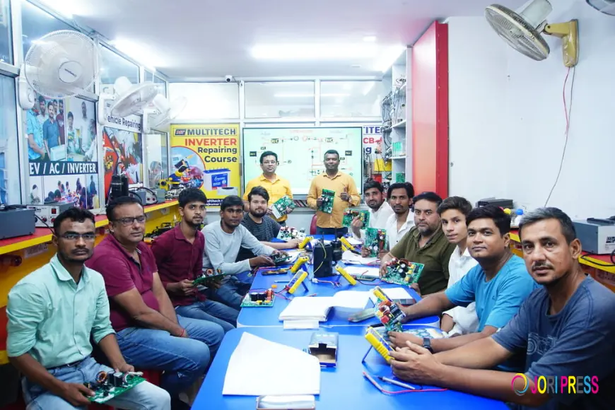 Multitech Institute successfully conducts advanced AC PCB repairing course in Tilak Nagar