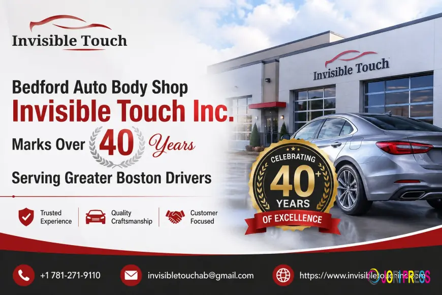 Bedford Auto Body Shop Invisible Touch Inc. Marks Over 40 Years Serving Greater Boston Drivers
